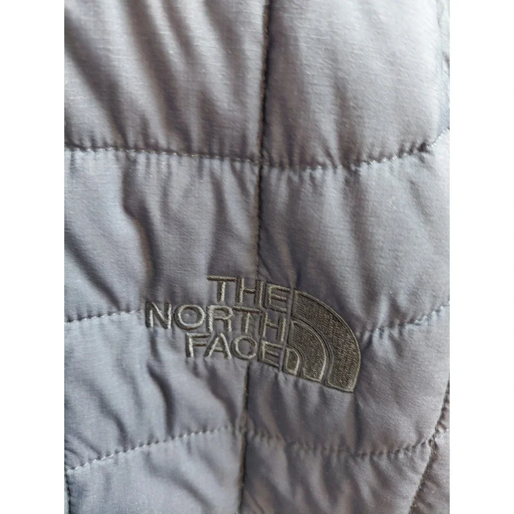 The North Face Mens M Navy Quilted Full Zip Puffer‎ Jacket Insulated Coat